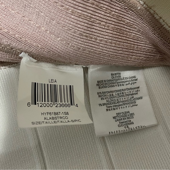 Herve Leger ($1930USD) Leia Alabaster Dress - Picture 6 of 6